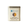 Assam Green Tea 100gm Tin Box With Front view of tin box