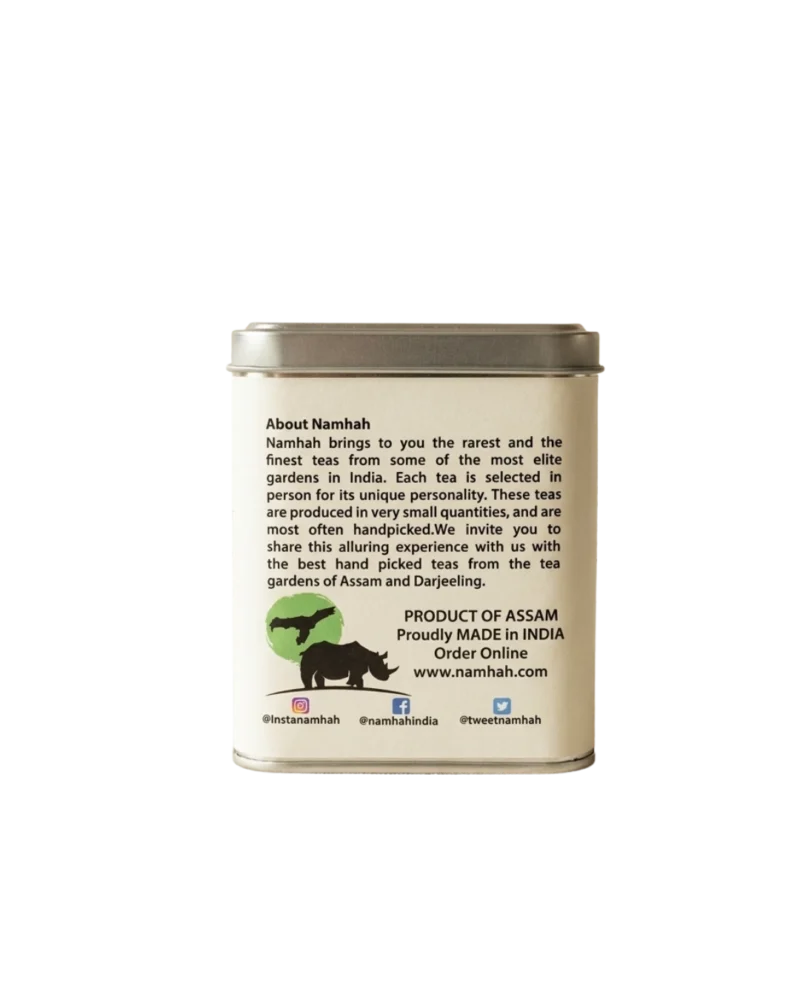 Assam Green Tea 100g Tin | Bold & Fresh Antioxidant-Rich | Namhah