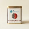 Darjeeling Black Tea 100gm Tin Box With Front view of tin box