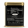 Namhah Premium Assam CTC 200gm Tin Box Side View with Nutritional Table and Ingredients