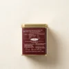 Wine Tea 100gm Tin Box With Side view of tin box with Ingredients and Nutritional Table