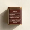 Wine Tea 100gm Tin Box With Side view of tin box with Description About The Tea