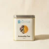 Immunity Tea 100gm Tin Box With Front view of tin box