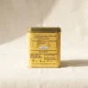 Detox Tea 100gm Tin Box With Side view of tin box with Ingredients and Nutritional Table