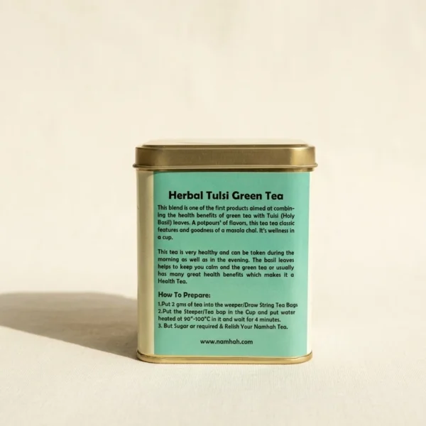 Alternative view of Herbal Green Tea Tin Box (100gms)