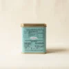 Jasmine Green Tea 100gm Tin Box With Side view of tin box with Ingredients and Nutritional Table