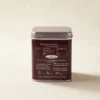 Oolong Tea 100gm Tin Box With Side view of tin box with Ingredients and Nutritional Table