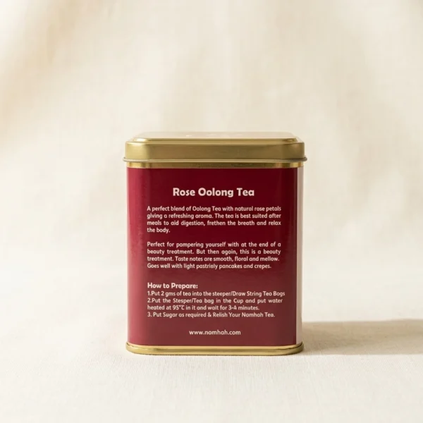 Alternative view of Rose Oolong Tea Tin Boxes (100gms)